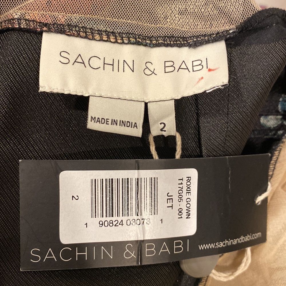 Sachin & Babi Roxie Floral & Satin High-Low - Picture 9 of 9